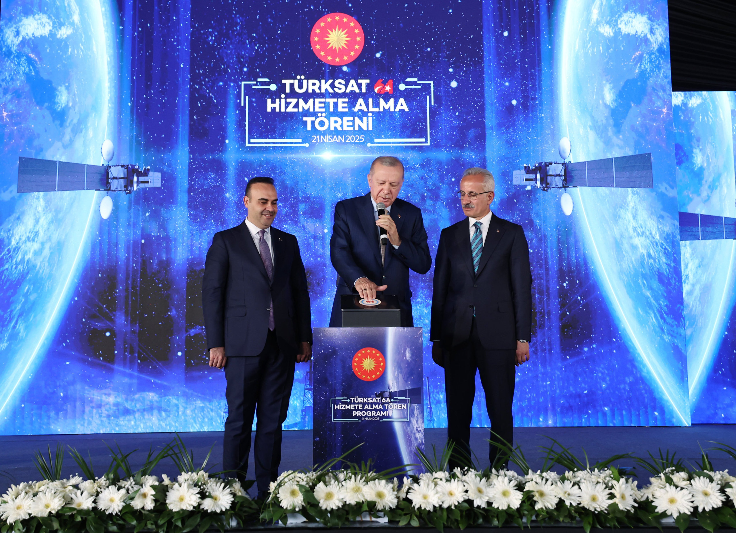 Türkiye’nin Yerli Uydusu Türksat 6A Göreve Başladı: Cumhurbaşkanı Erdoğan’dan Teşekkür Mesajı