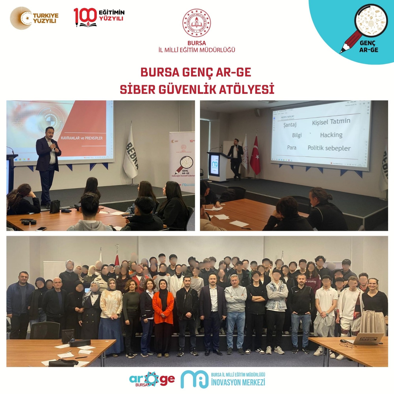 Bursa'da Gençlere Yönelik Siber Güvenlik Atölyesi Gerçekleştirildi