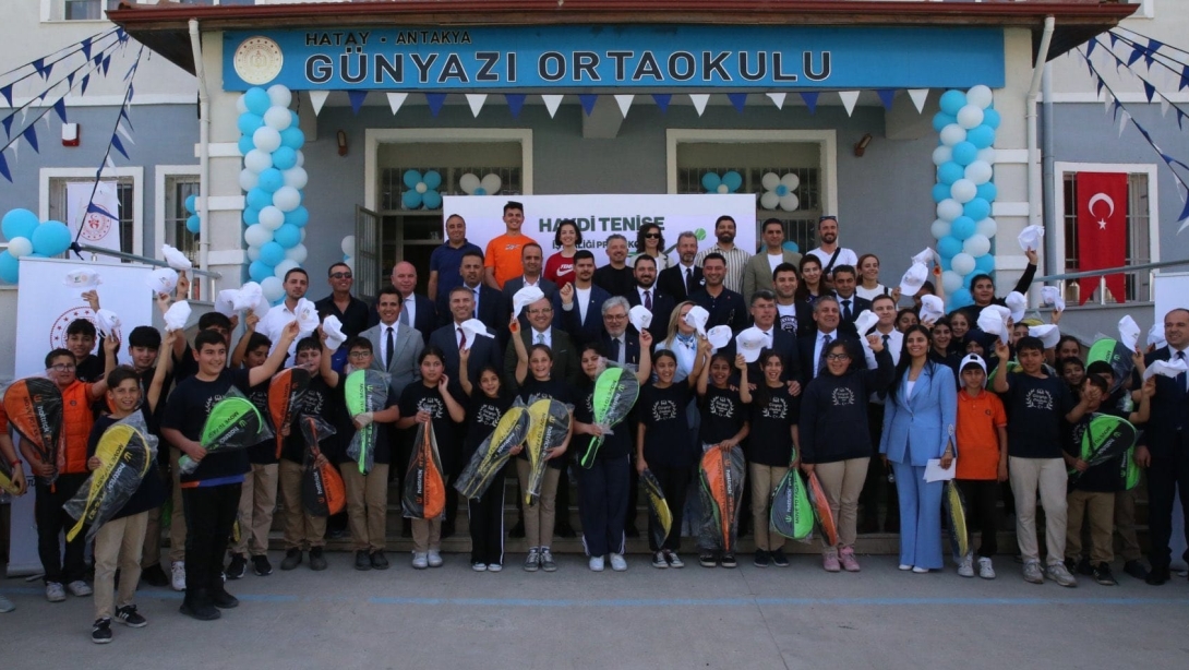 Tenis Türkiye Genelinde Yayılacak: “Haydi Tenise” Projesi Hatay’da Tanıtıldı