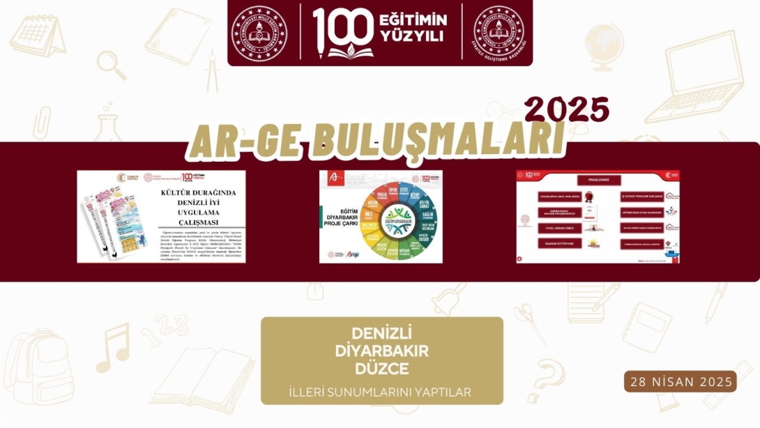 81 İl Milli Eğitim Müdürlüğü AR-GE Birimi Buluşmaları 2025: Denizli, Diyarbakır ve Düzce'nin Yenilikçi Çalışmaları Paylaşıldı