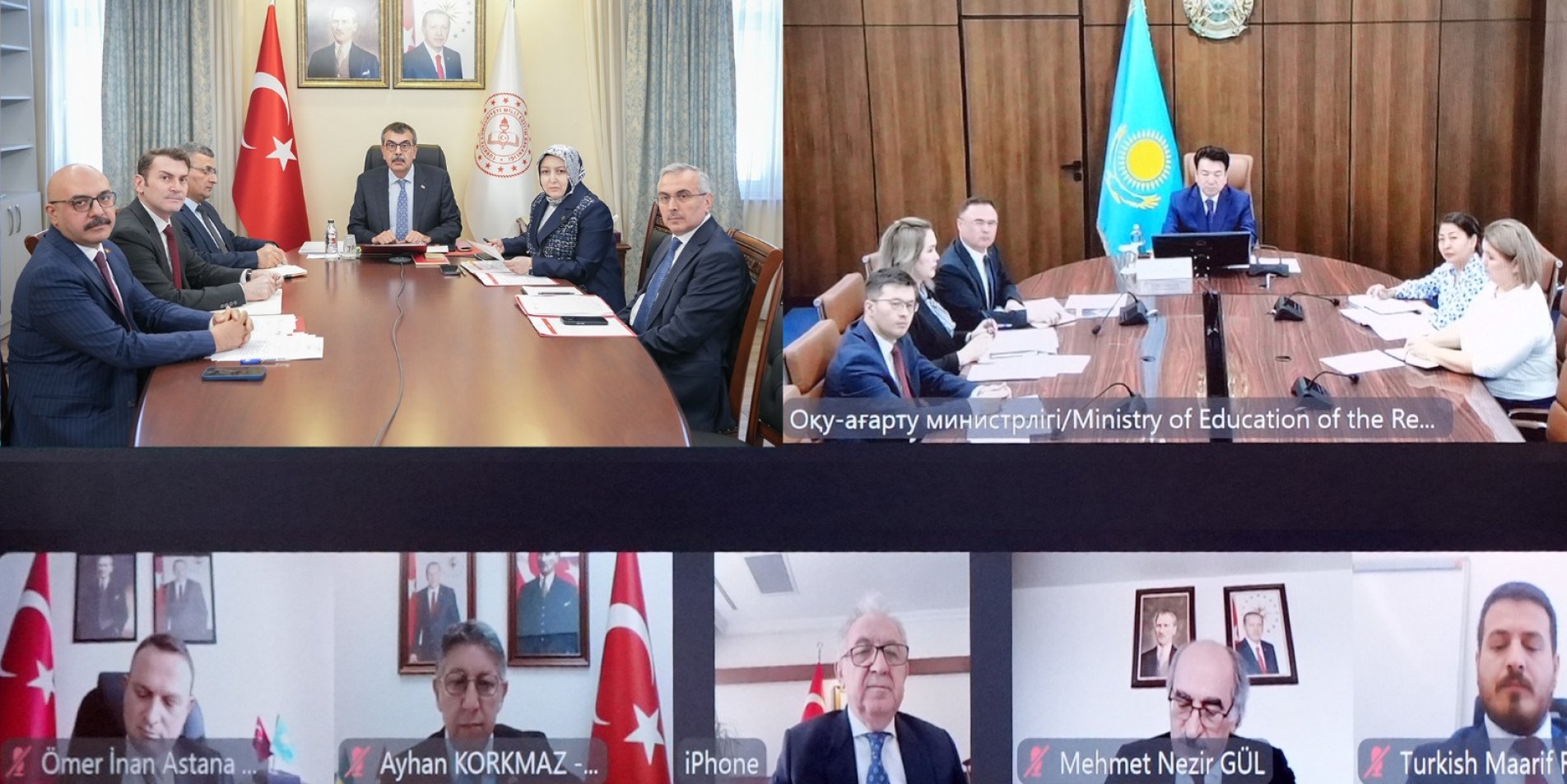Türkiye-Kazakistan Eğitim İş Birliği Zirvesi Çevrim İçi Gerçekleşti