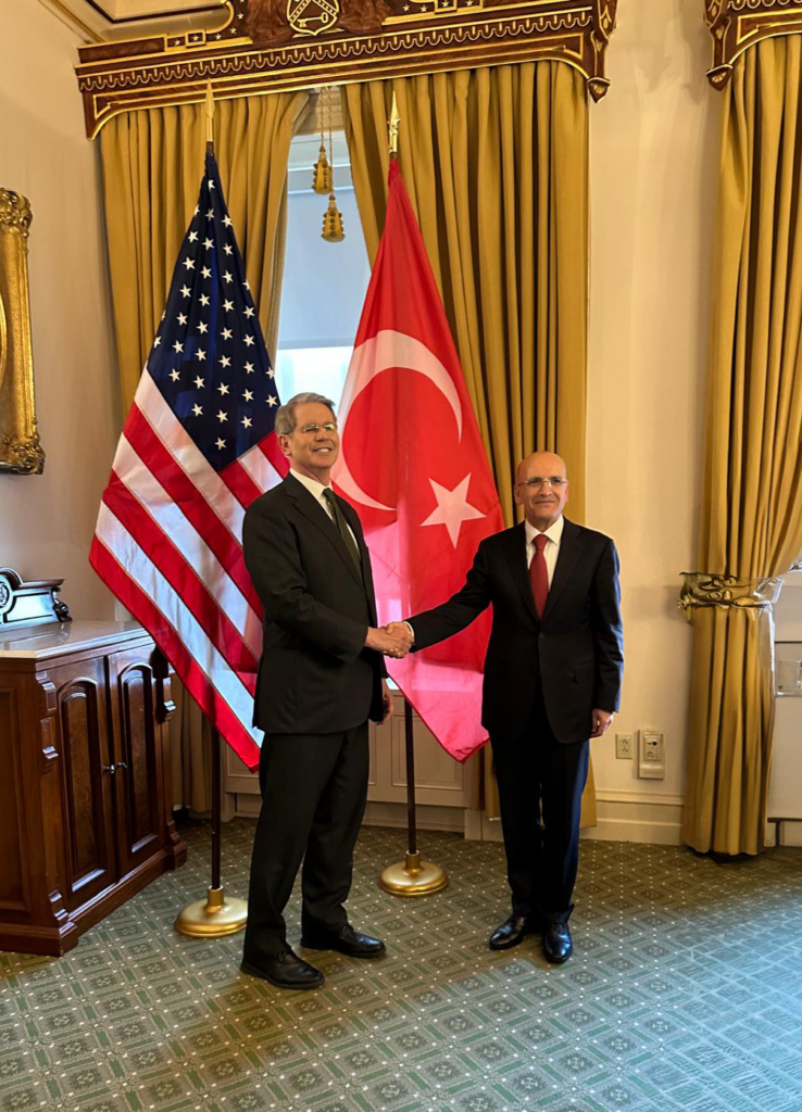 Mehmet Şimşek ABD Hazine Bakanı ile Görüştü: Ekonomik İşbirliği ve Bölgesel Barış Mesajı