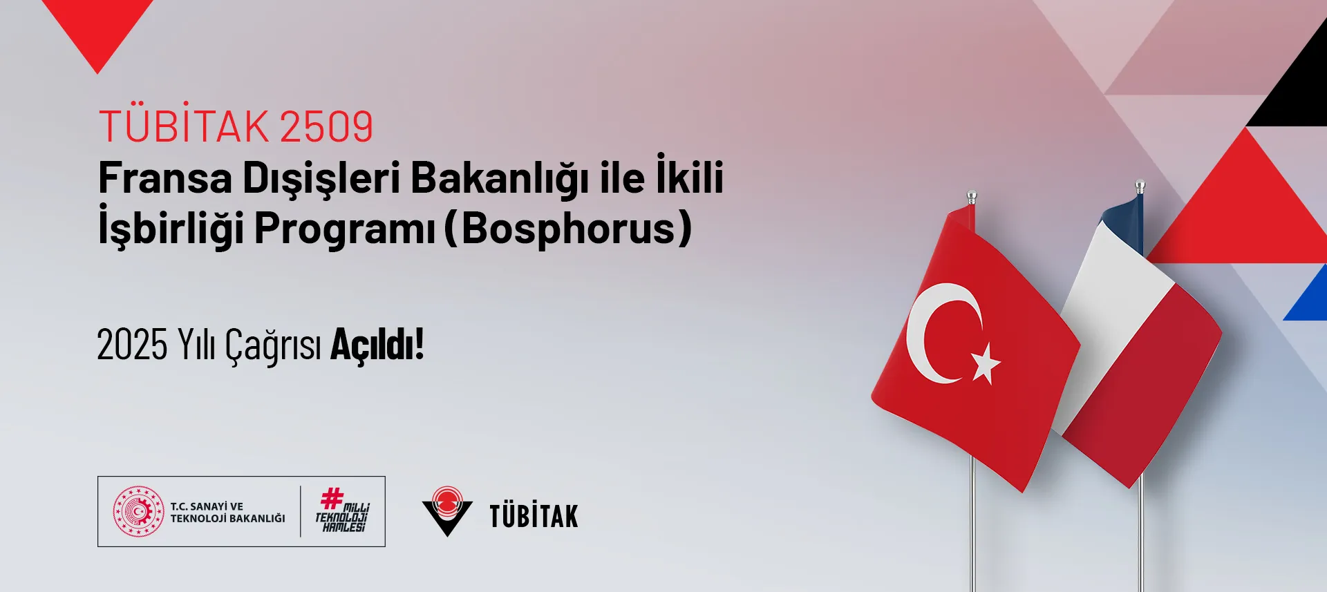 TÜBİTAK’tan 2025 İçin Fransa Ortaklı Bilimsel Proje Desteği
