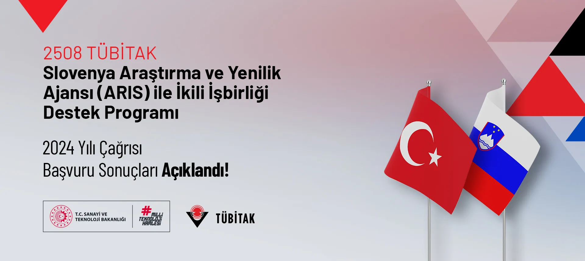 TÜBİTAK – ARIS (Slovenya) 2024 Yılı Çağrısı Başvuru Sonuçları Açıklandı