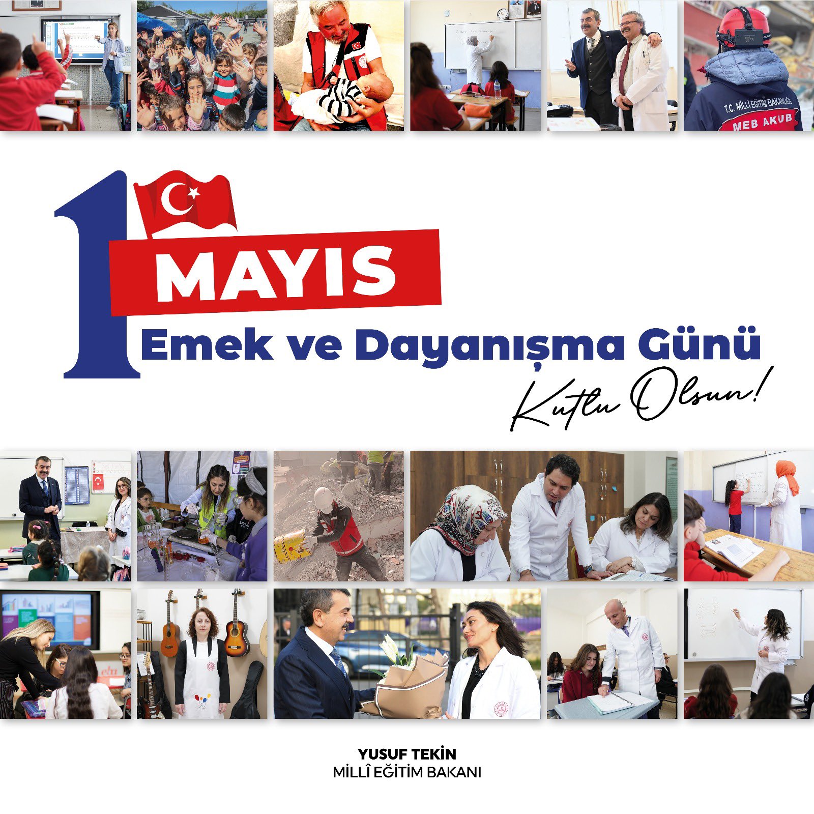 Bakan Tekin'den 1 Mayıs Emek ve Dayanışma Günü Mesajı