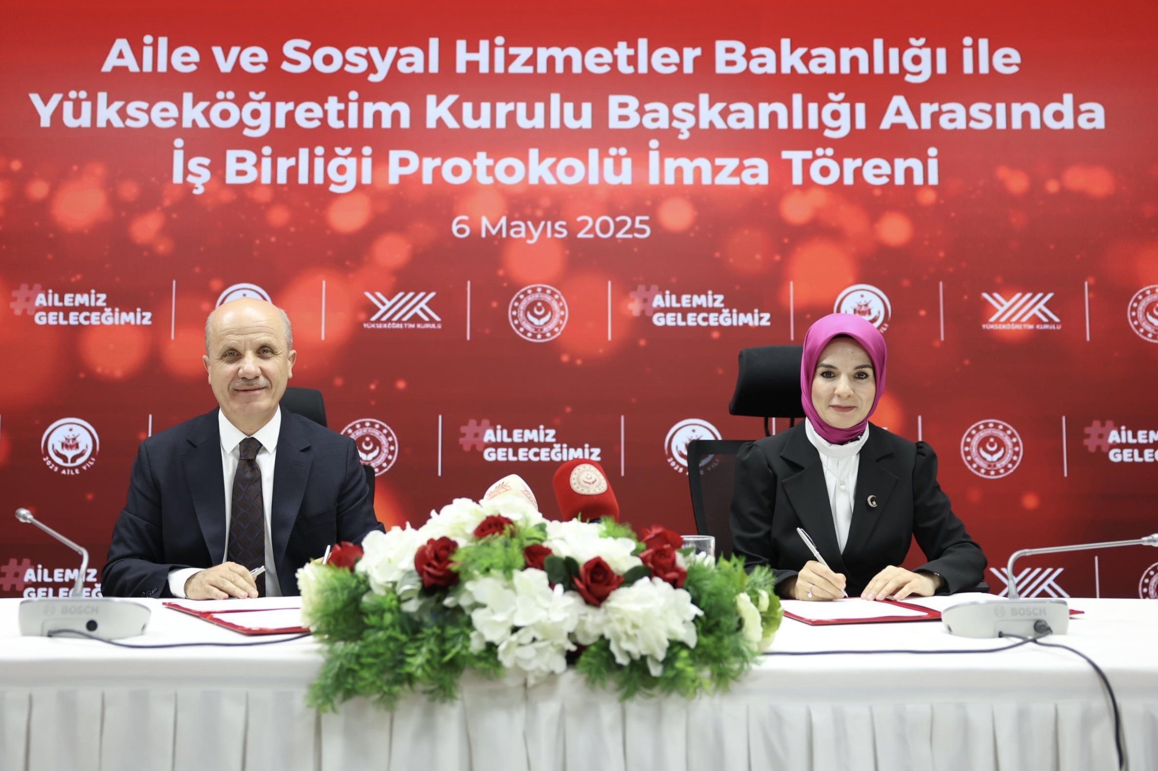 Aile ve Toplumu Güçlendirecek Dev İş Birliği: Aile Bakanlığı ile YÖK Arasında Protokol İmzalandı