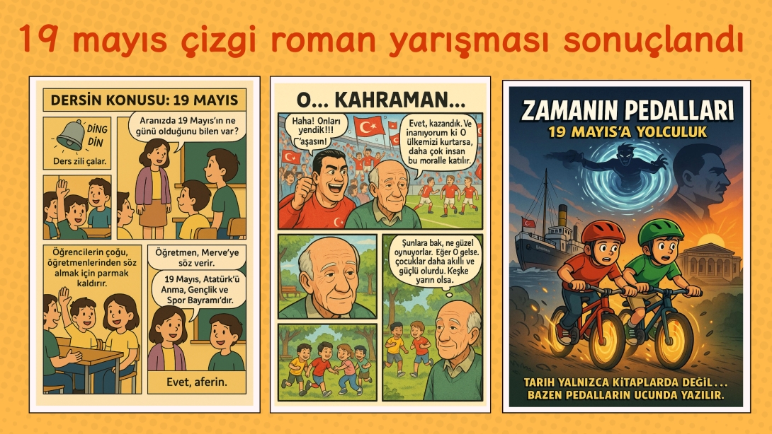 19 Mayıs’a Özel Uluslararası Çizgi Roman Yarışmasının Kazananları Belli Oldu