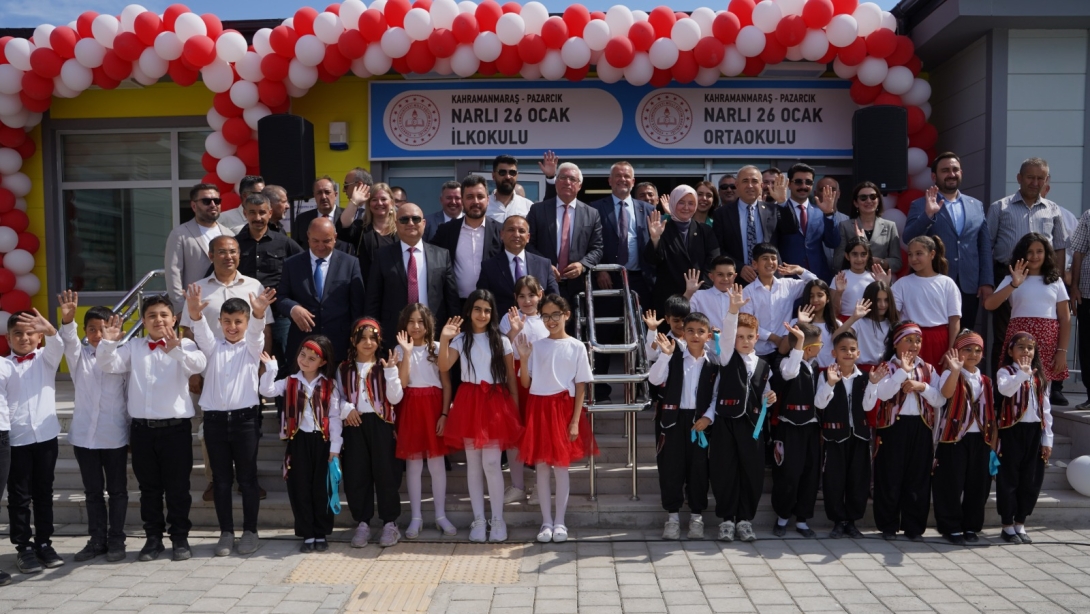 Kahramanmaraş'ta 8 Yeni Enerji Verimli Okul Hizmete Açıldı: Deprem Sonrası Eğitim Altyapısına Güçlü Destek