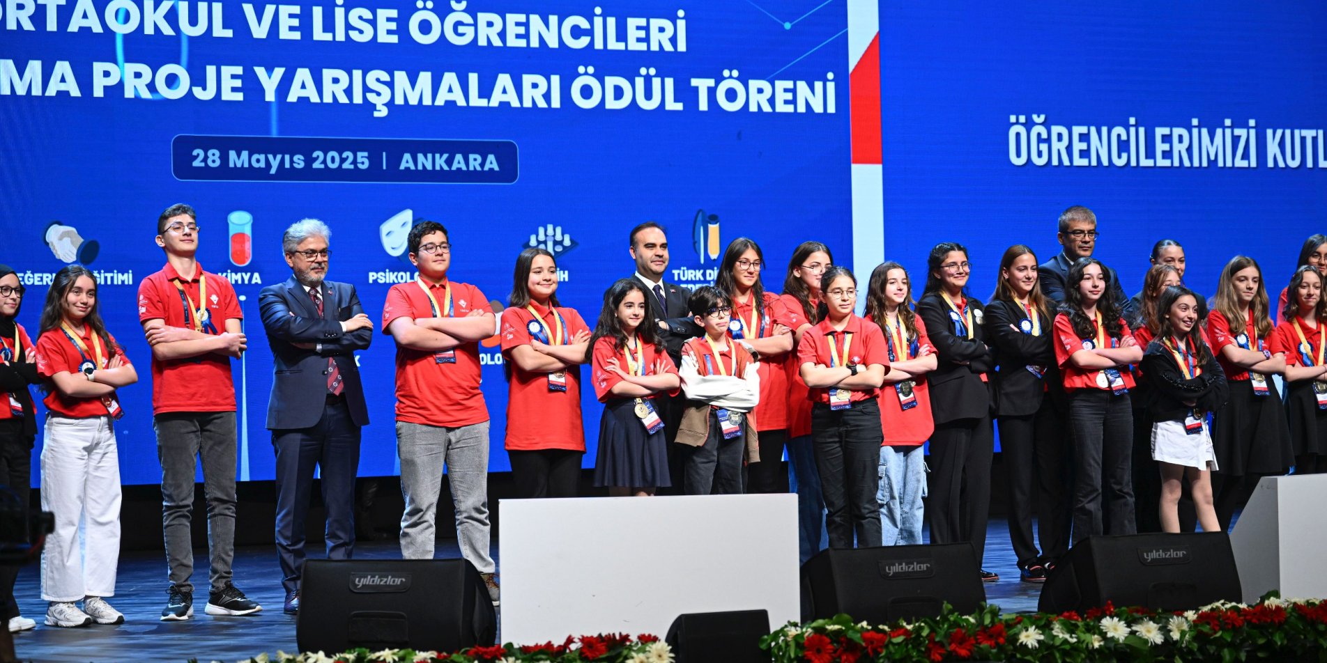 TÜBİTAK 2025 Ödül Töreni Ankara’da Gerçekleşti: Binlerce Öğrenci Projeleriyle Yarıştı