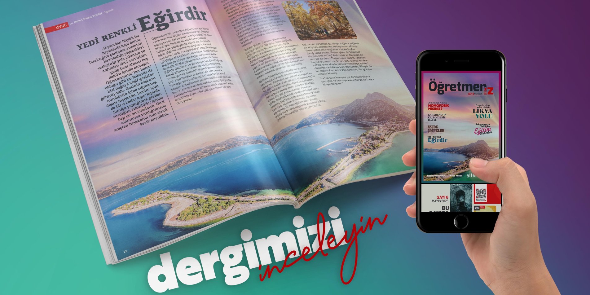 Millî Eğitim Bakanlığı “ÖğretmenİZ” Dergisinin 6. Sayısını Yayınladı: Zaman Temasıyla Dikkat Çekiyor