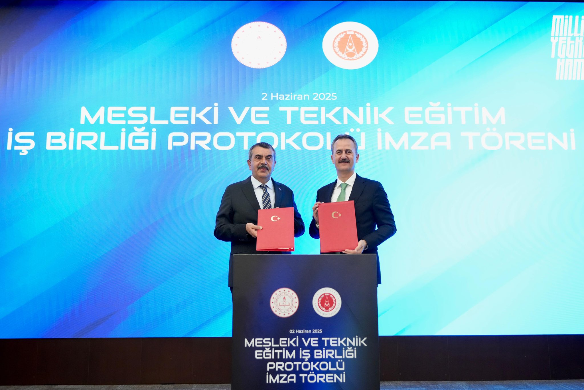 MEB ve Savunma Sanayii Başkanlığı Arasında Mesleki Eğitim Protokolü