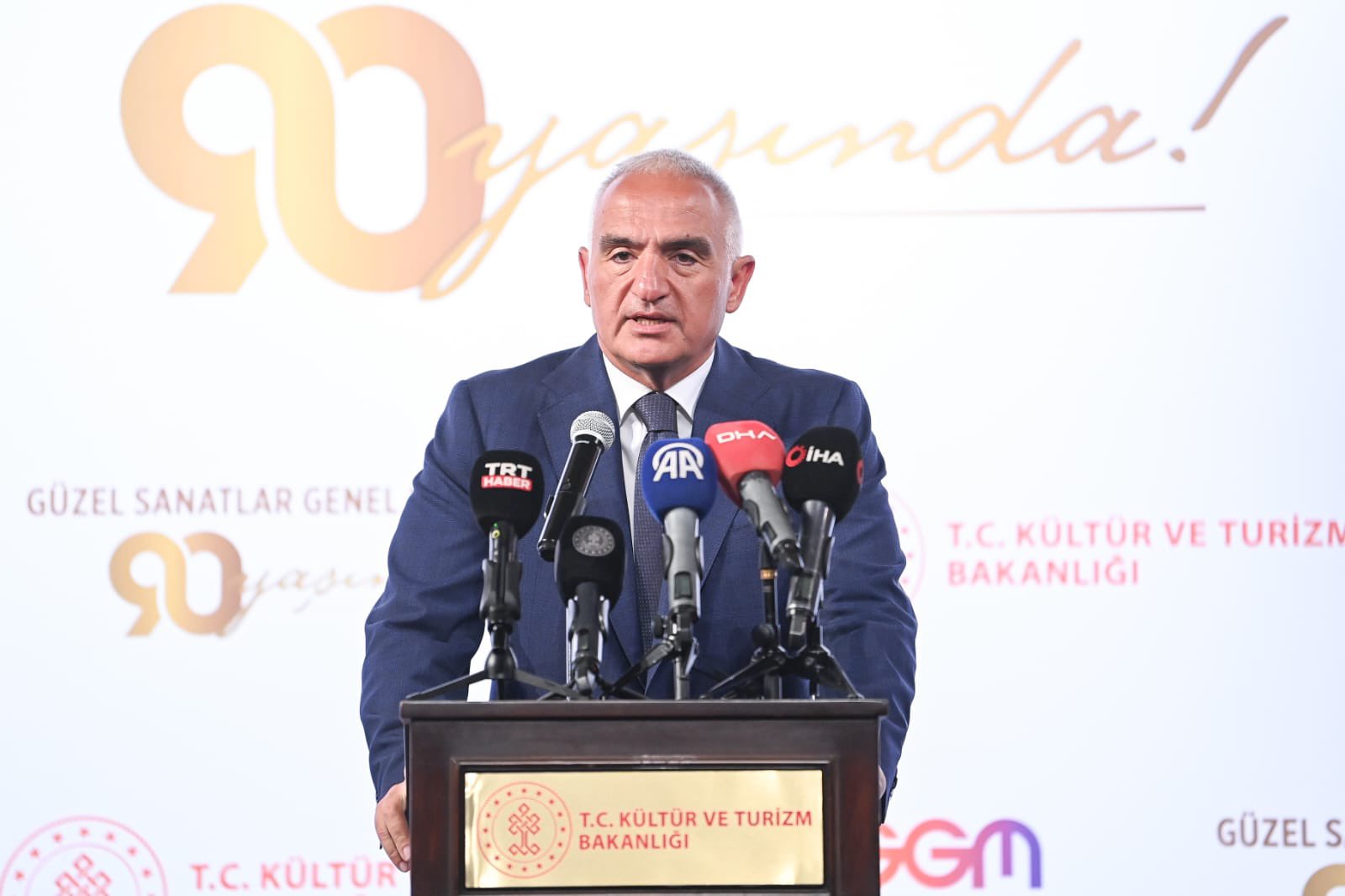 Bakan Ersoy’dan Güzel Sanatlar Genel Müdürlüğü’nün 90. Yılına Övgü