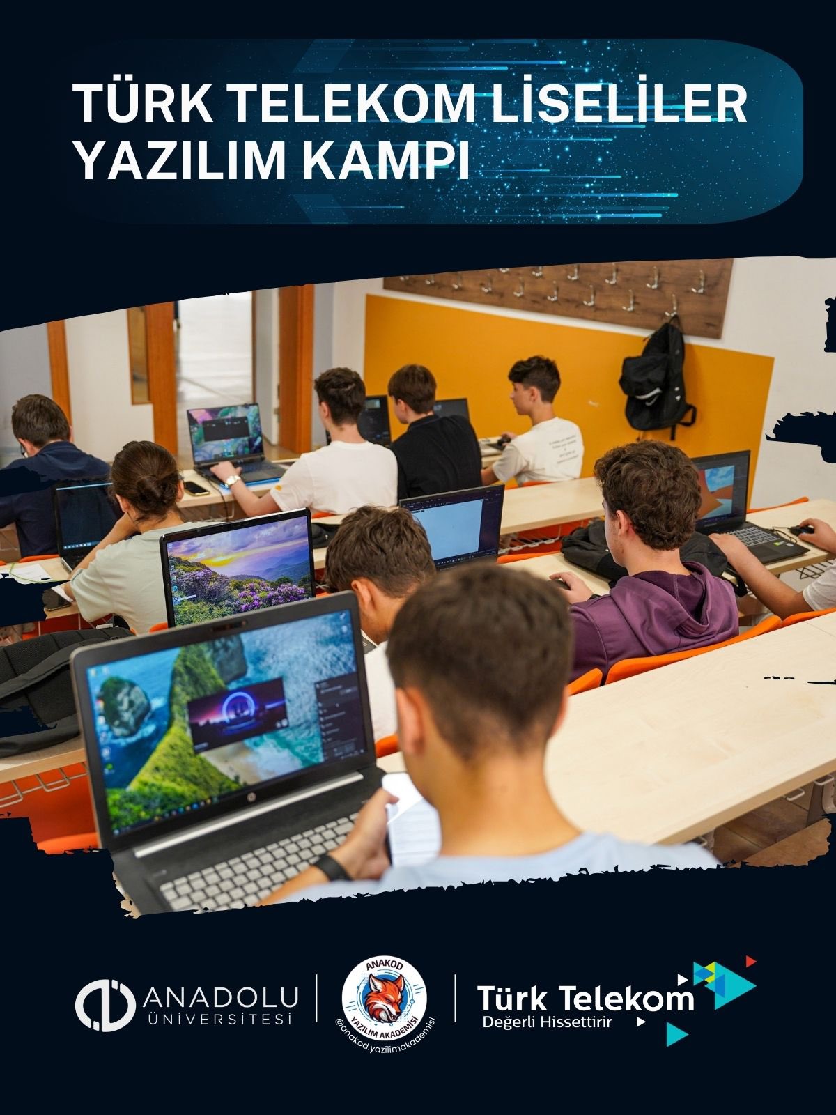 Liseliler Yazılım Kampı Başladı: Türk Telekom ve Anadolu Üniversitesi’nden Geleceğin Yazılımcılarına Destek