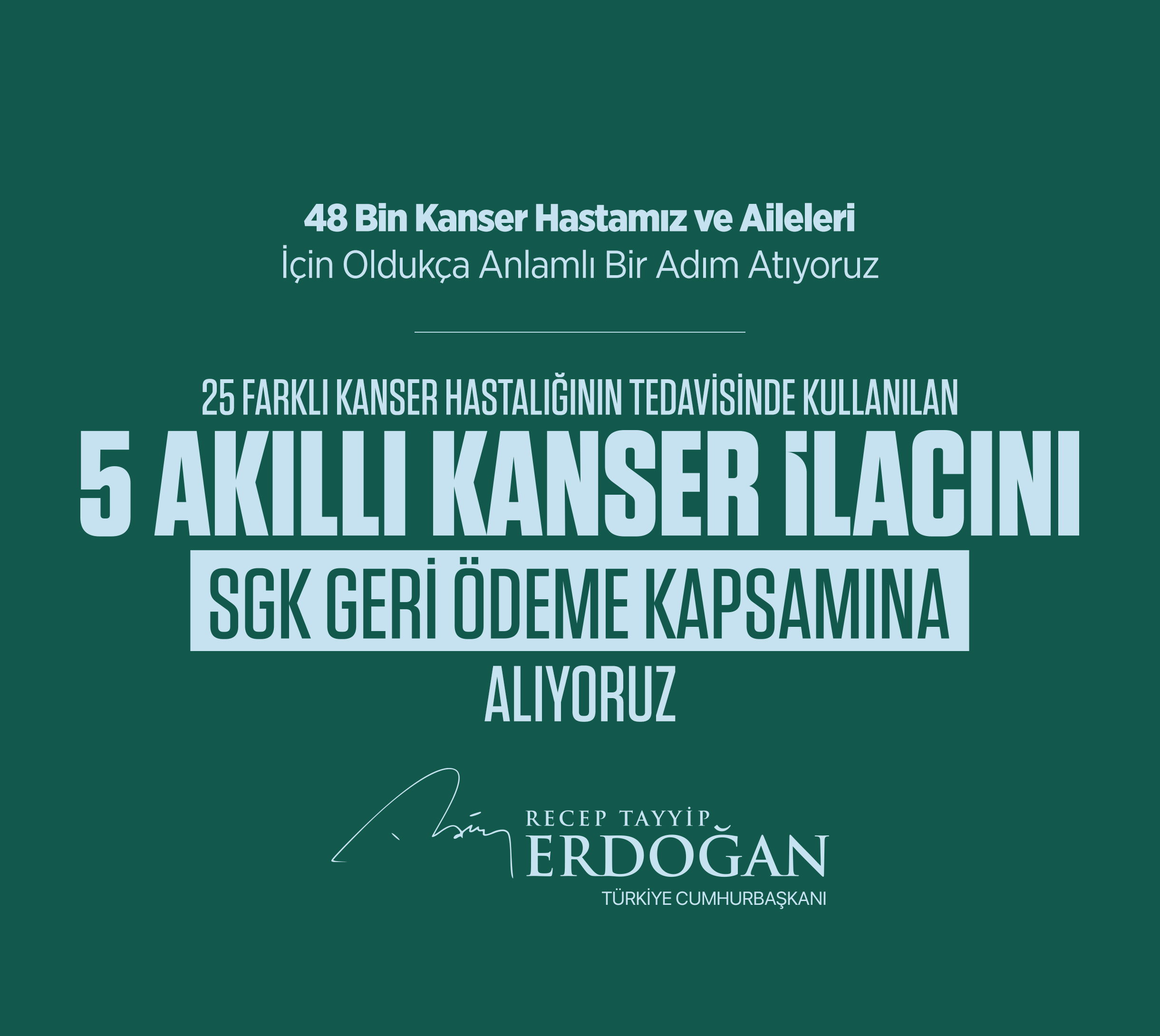5 Akıllı Kanser İlacı SGK Geri Ödeme Listesine Alındı: 48 Bin Hastaya Umut Oldu