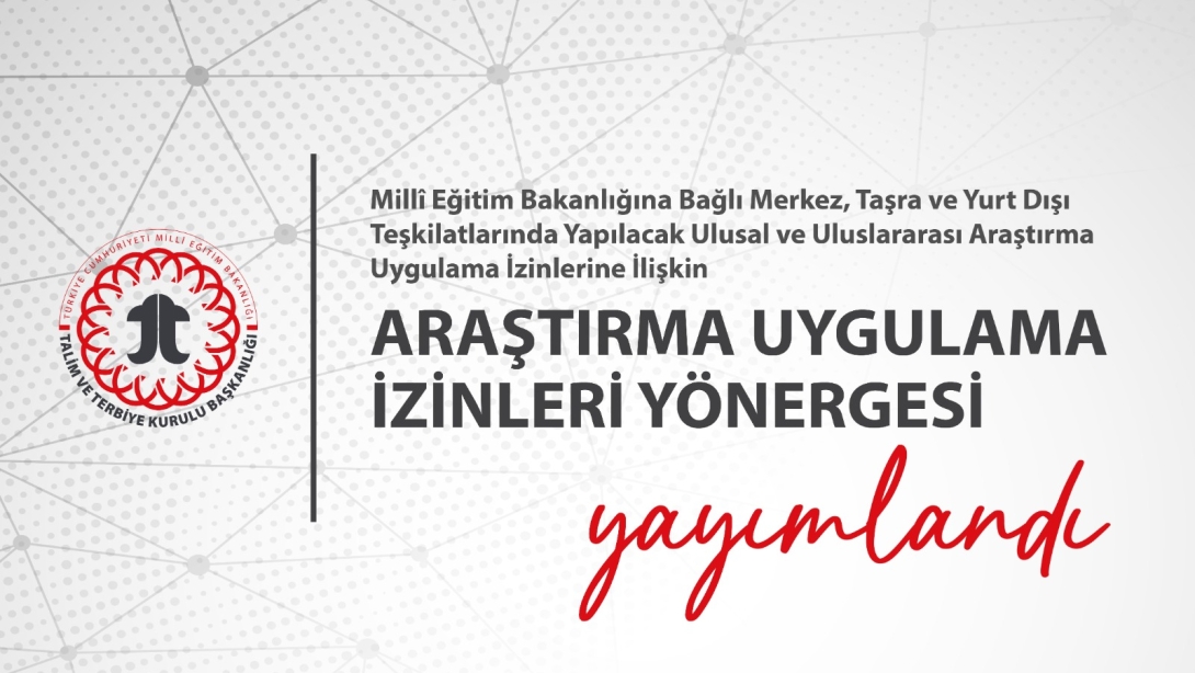 MEB'den Araştırma İzinlerinde Yeni Düzenleme: Başvurular Artık Online Sistem Üzerinden Yapılacak