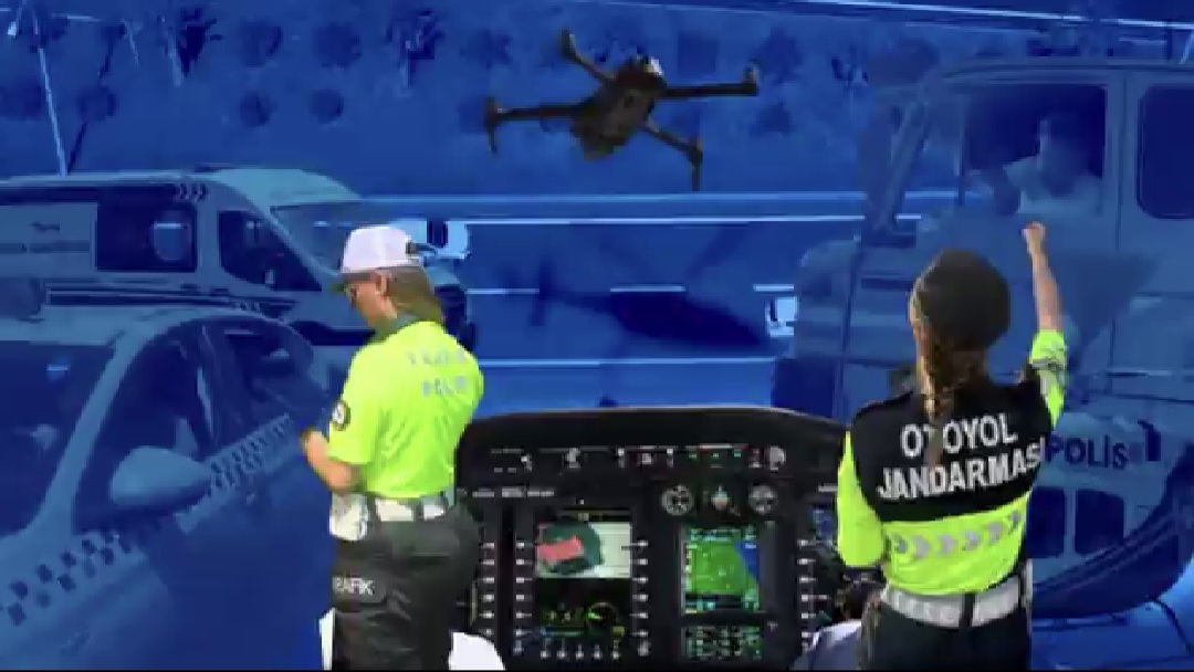Helikopter ve Drone Destekli Denetimlerde 468 Bin Araç ve Sürücüye İşlem Yapıldı