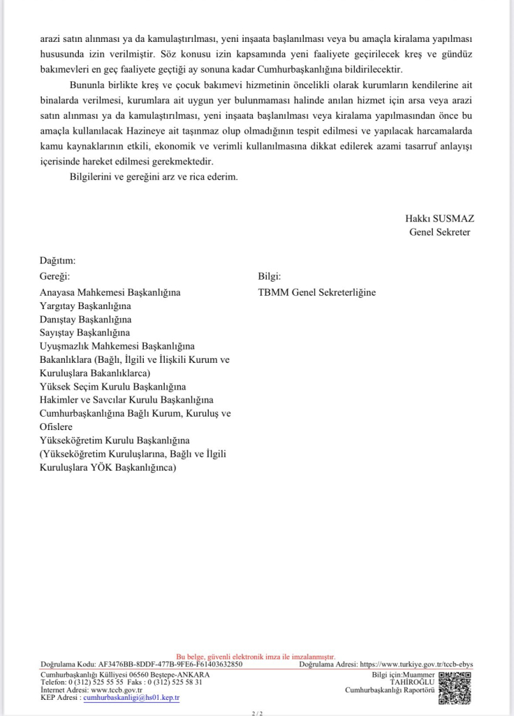 Çalışan Anne ve Babalara Büyük Kolaylık: Kamu Kurumlarına Kreş Geliyor