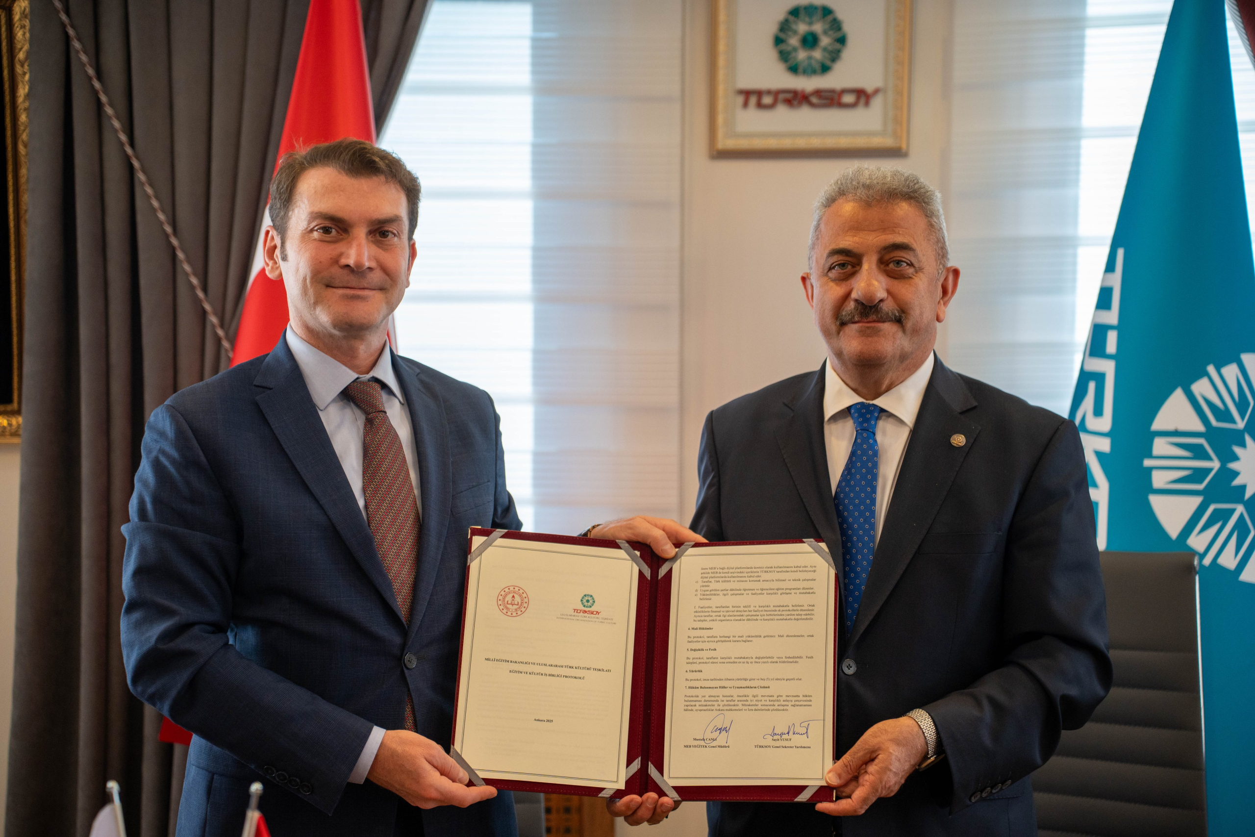 MEB ile TÜRKSOY Arasında İş Birliği Protokolü İmzalandı