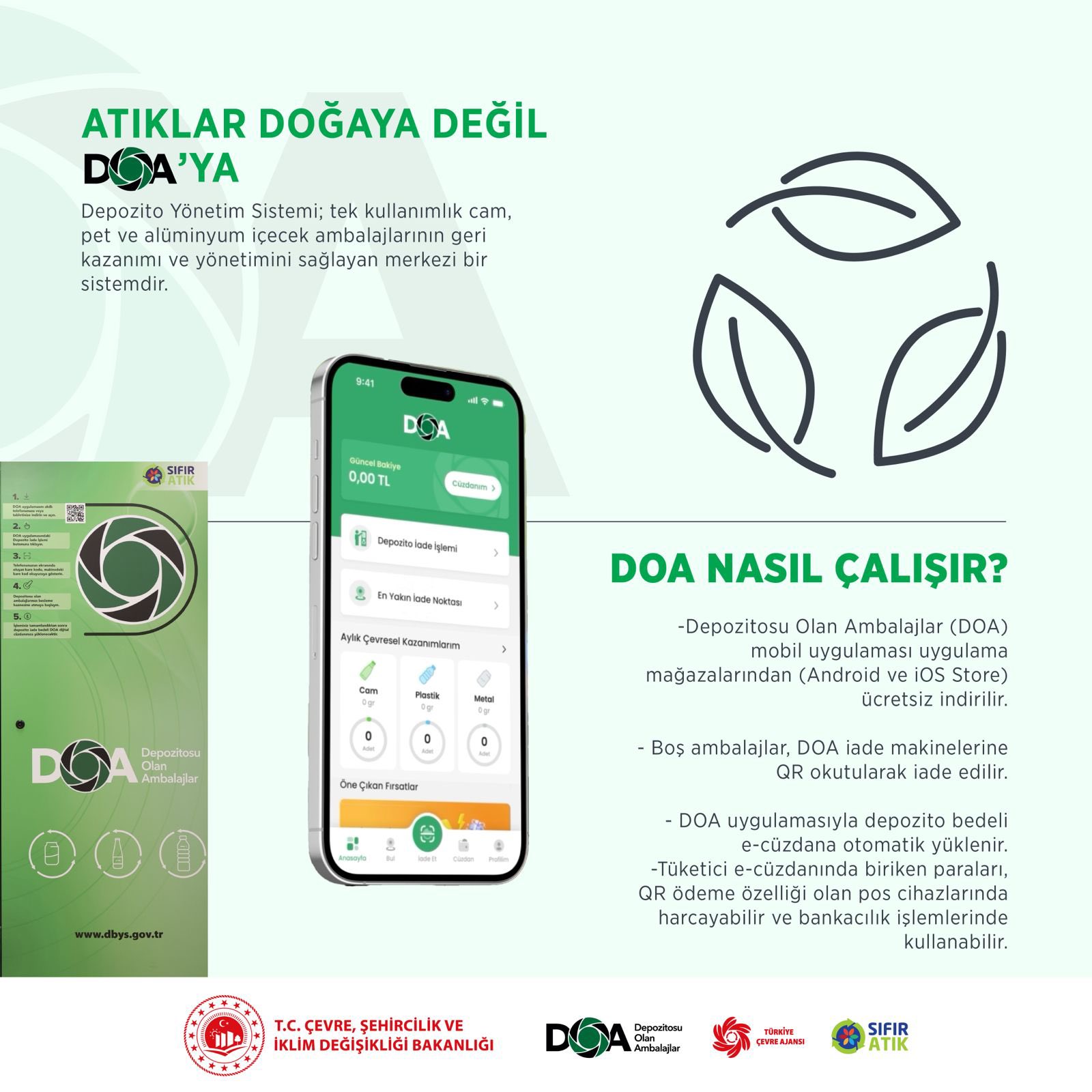 Depozito İade Makineleri 7 Bölgede Kuruluyor! DOA Sistemi Yaygınlaşıyor