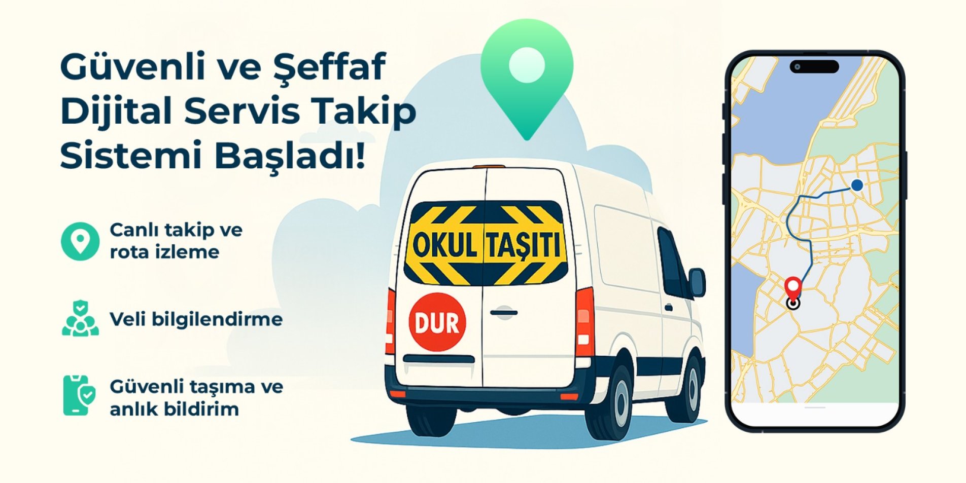 Taşımalı Eğitimde Yeni Dönem: Öğrenci Servisleri Anlık Takip Edilecek