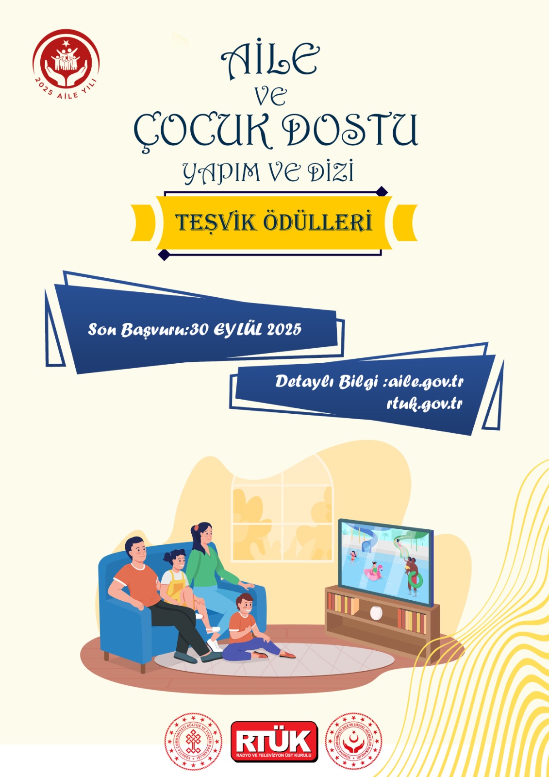 Aile ve Çocuk Dostu Yapımlara Teşvik Ödülü! RTÜK ve Aile Bakanlığı’ndan Büyük Destek