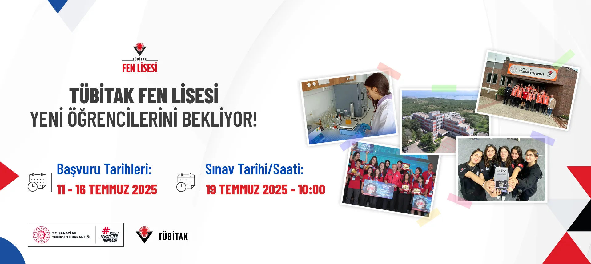 TÜBİTAK Fen Lisesi 2025 Yetenek Giriş Sınavı Başvuruları Başlıyor! İşte Tarihler ve Detaylar