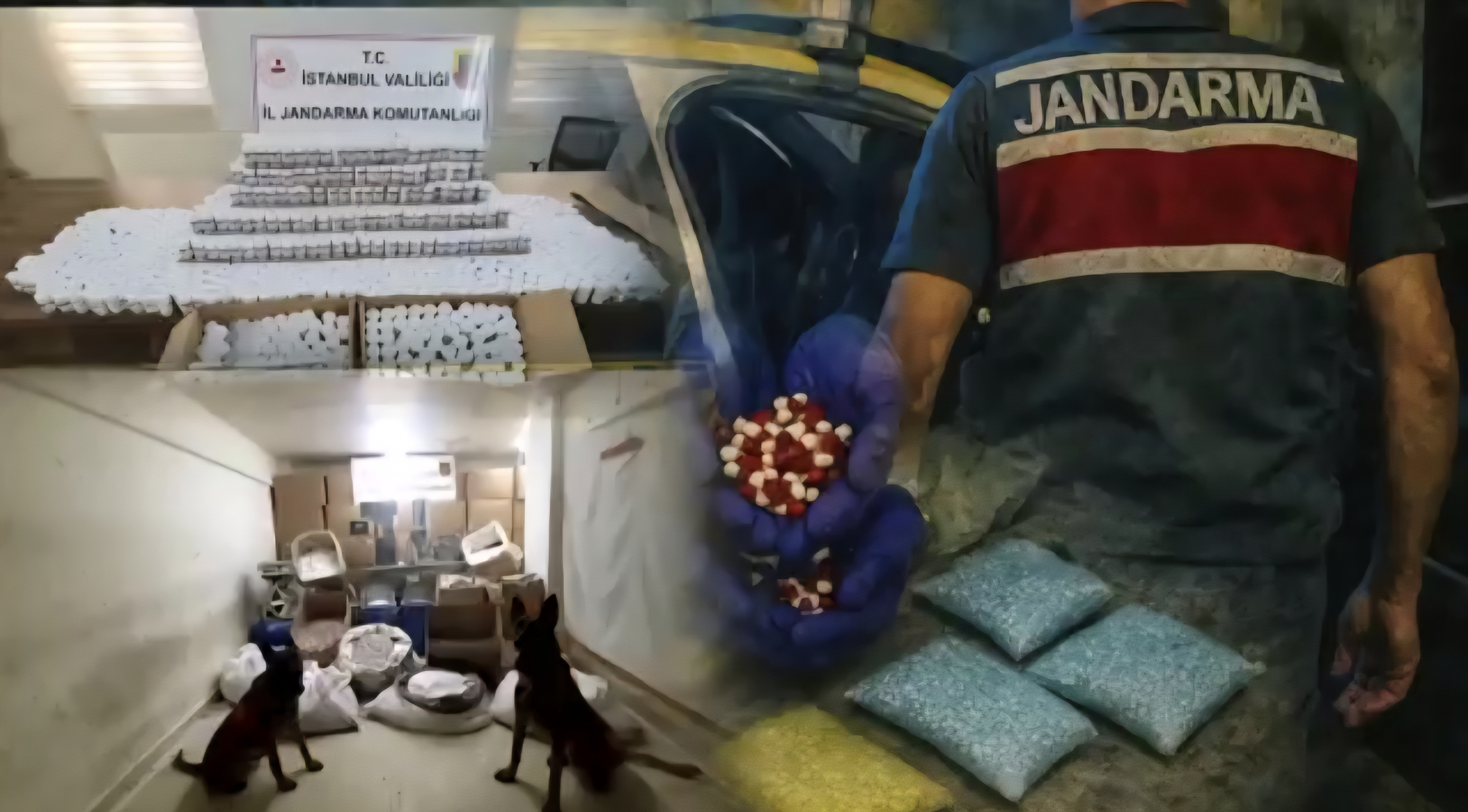 İstanbul’da Zehir Tacirlerine Darbe: 1,9 Milyon Uyuşturucu Hap ve 256 Kilo Ham Madde Ele Geçirildi