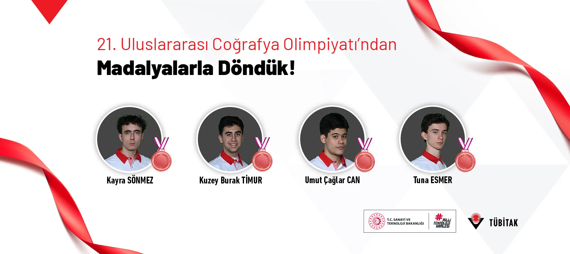 21. Uluslararası Coğrafya Olimpiyatı’nda Madalya Zaferi!