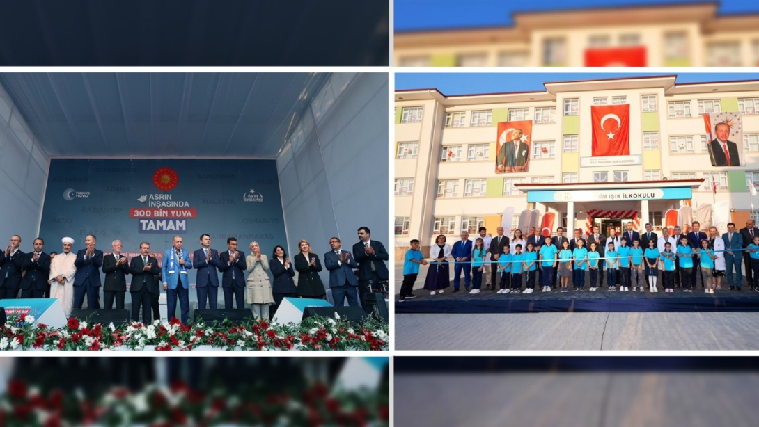 Malatya'da Toplu Okul Açılışı Gerçekleştirildi