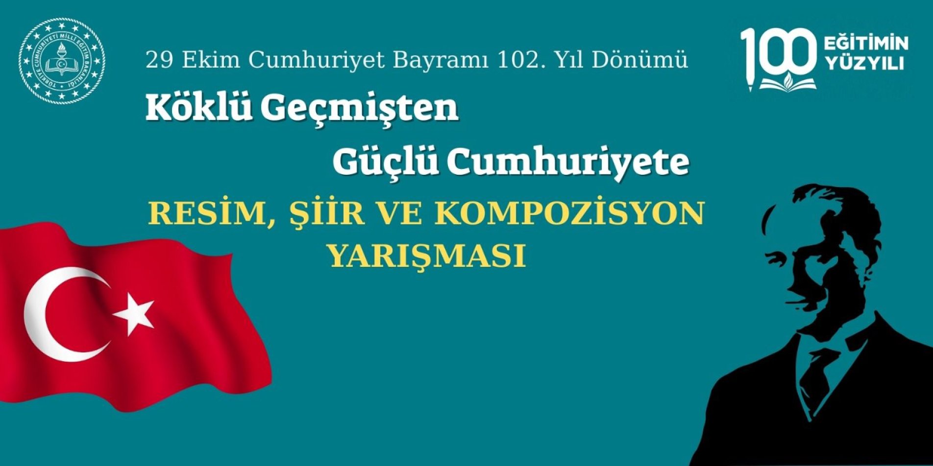 MEB'den "Köklü Geçmişten Güçlü Cumhuriyete" Konulu Resim, Şiir ve Kompozisyon Yarışması