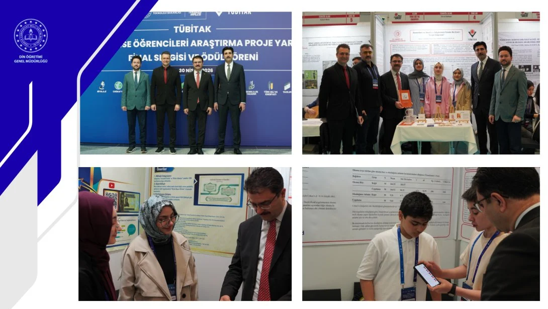 TÜBİTAK Türkiye Finallerinde İmam Hatip Okullarından Büyük Başarı