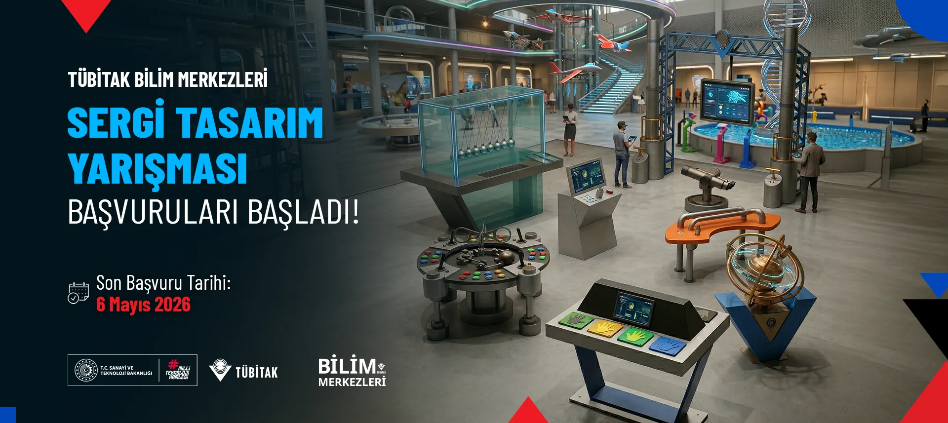 Bilim Merkezi Sergi Tasarım Yarışması Başvuruları Başladı