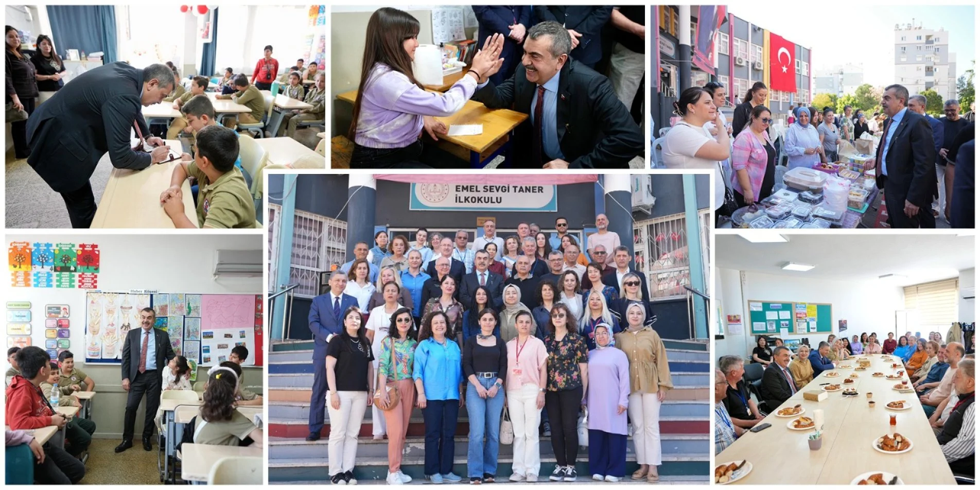 Bakan Tekin'den Antalya'da Okul Ziyareti