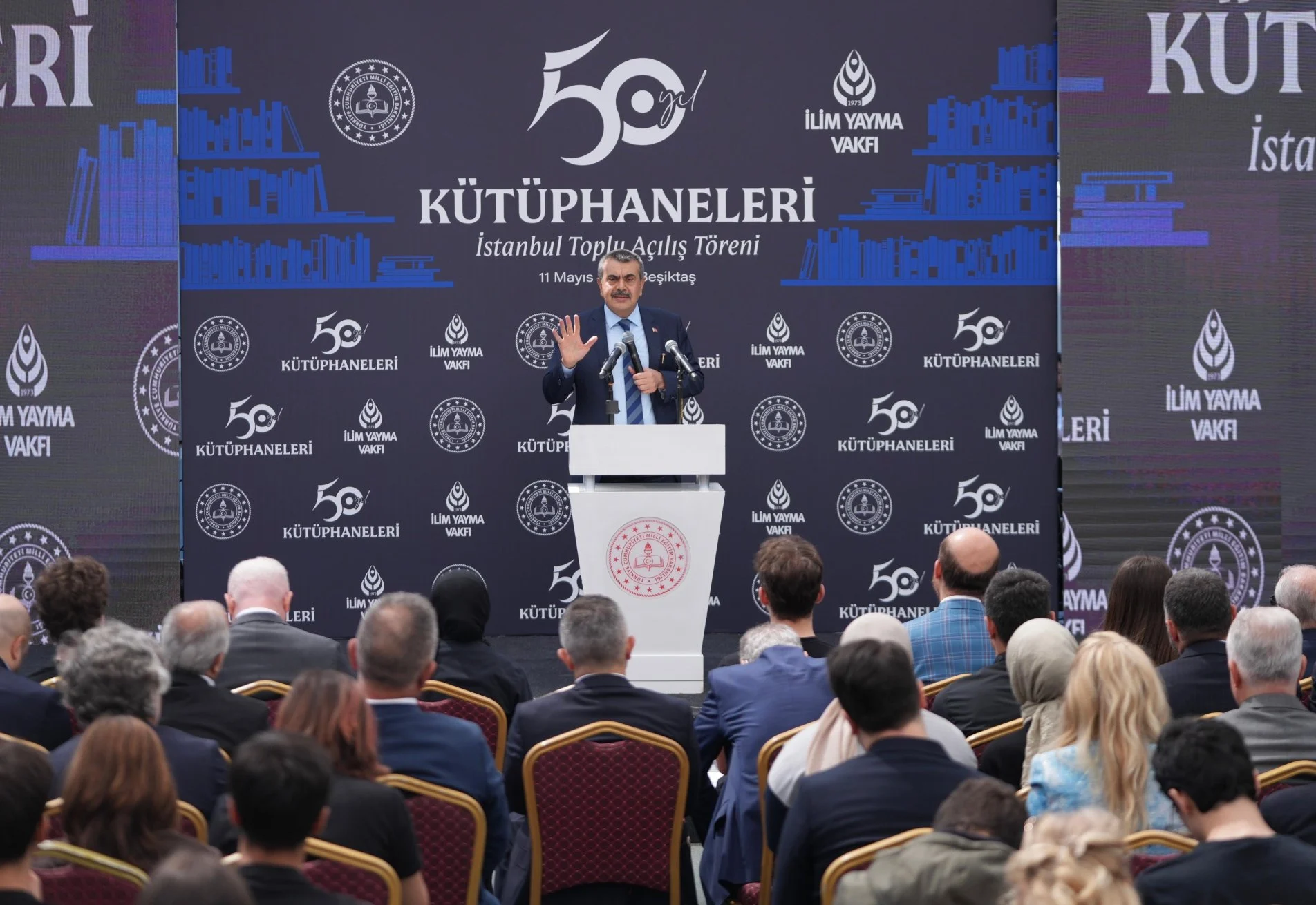 50. Yıl Kütüphaneleri İstanbul Toplu Açılış Töreni Gerçekleştirildi