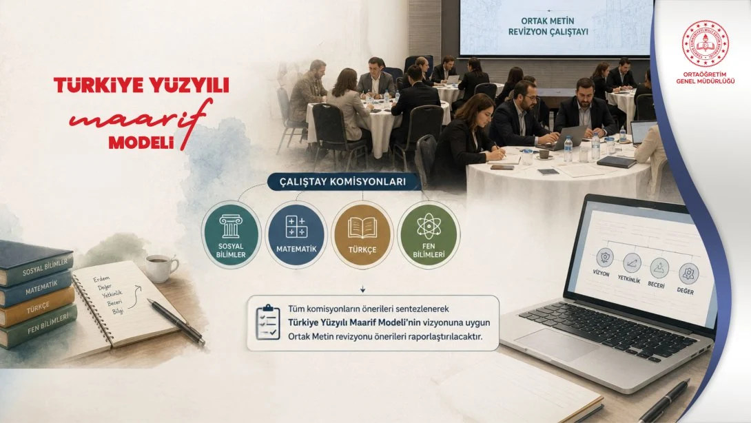 Türkiye Yüzyılı Maarif Modeli Ortak Metin Revizyon Çalıştayı Başladı