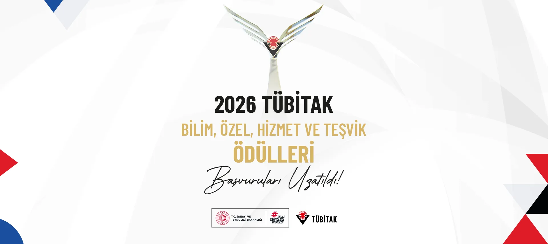 2026 Yılı TÜBİTAK Bilim, Özel, Hizmet ve Teşvik Ödülleri Başvuruları Uzatıldı