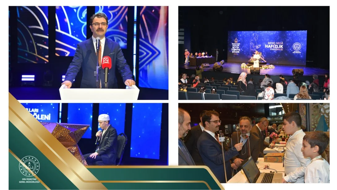 Genç Sada ve Genç Nida Hafızlık Yarışması ile Kur’an-ı Kerim’i Güzel Okuma Yarışması Türkiye Finalleri Gerçekleştirildi