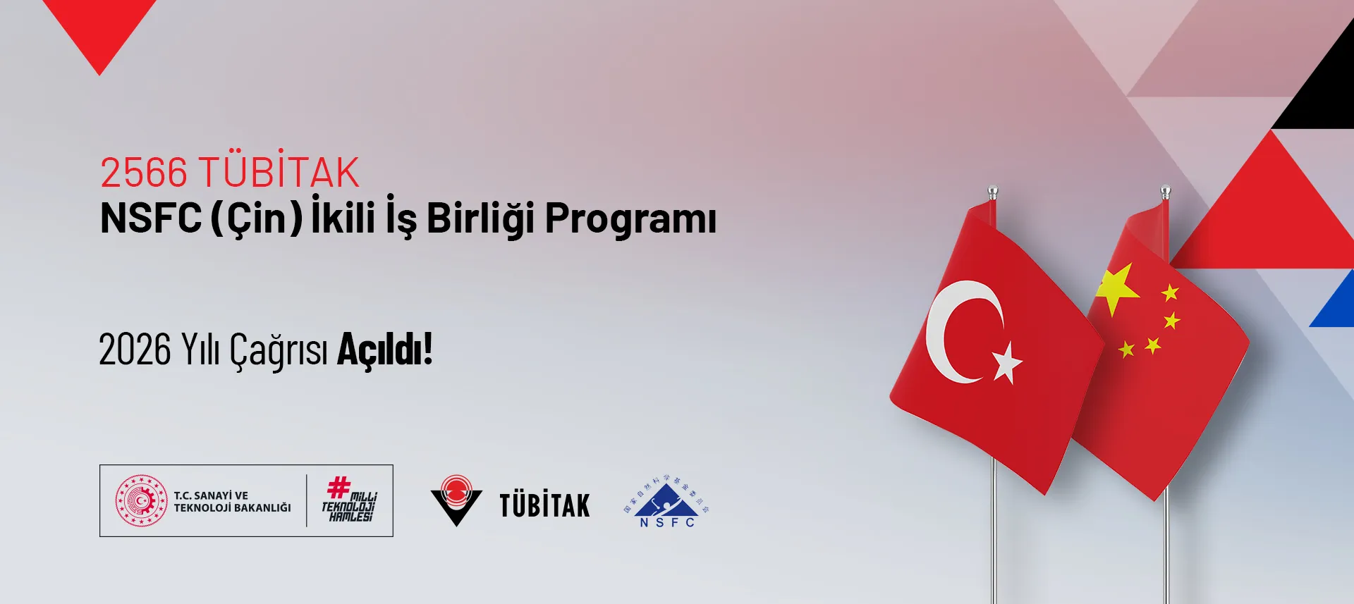 2566 TÜBİTAK–NSFC (Çin) İkili İş Birliği Çağrısı Açıldı