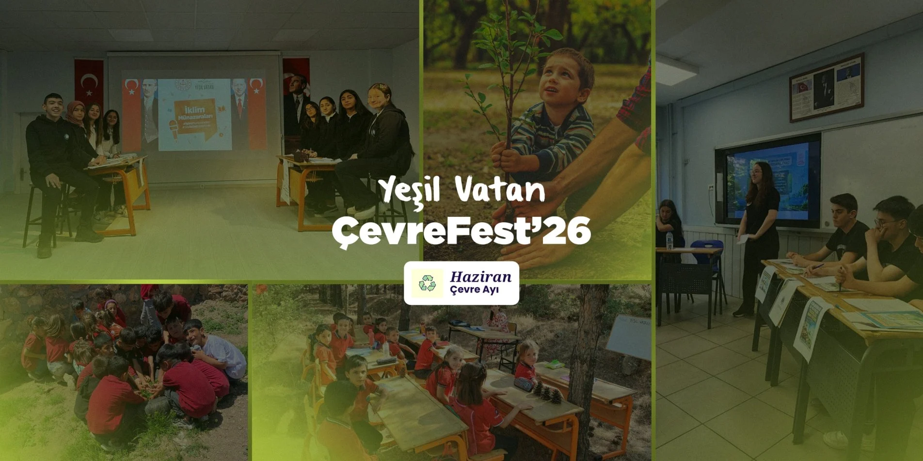 Haziran Ayında Okullarda "Yeşil Vatan: ÇevreFest'26" Etkinlikleri Düzenlenecek