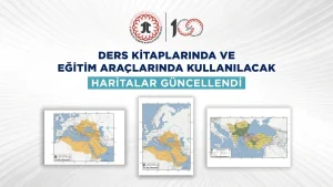 Ders Kitaplarında ve Eğitim Araçlarında Kullanılacak Haritalar Güncellendi