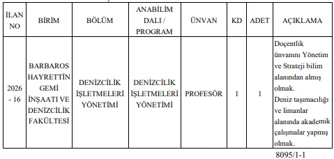 İskenderun Teknik Üniversitesi 1 Öğretim Üyesi Alım İlanı İskenderun Teknik Üniversitesi 1 Öğretim Üyesi Alım İlanı