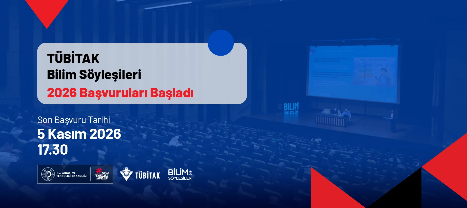 TÜBİTAK Bilim Söyleşileri 2026 Yılı Başvuruları Başladı