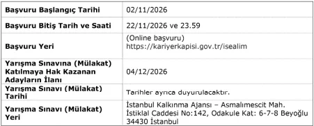 İstanbul Kalkınma Ajansı 5 Uzman Personel Alım İlanı İstanbul Kalkınma Ajansı 5 Uzman Personel Alım İlanı